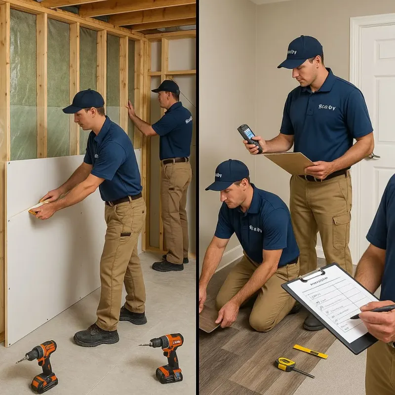 Repairs and Reconstruction process in Lannon, WI